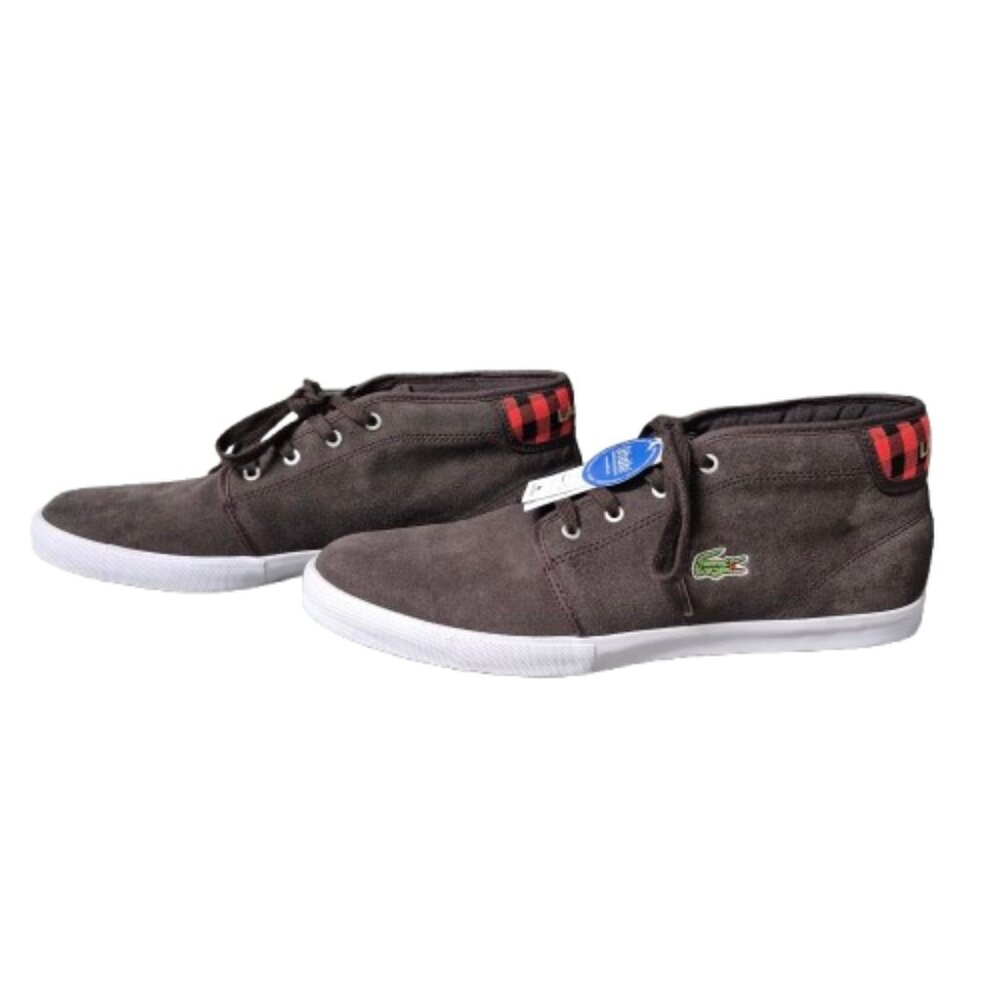 NWT Lacoste Sport Ampthill Brown Suede Chukka Boots Size 11